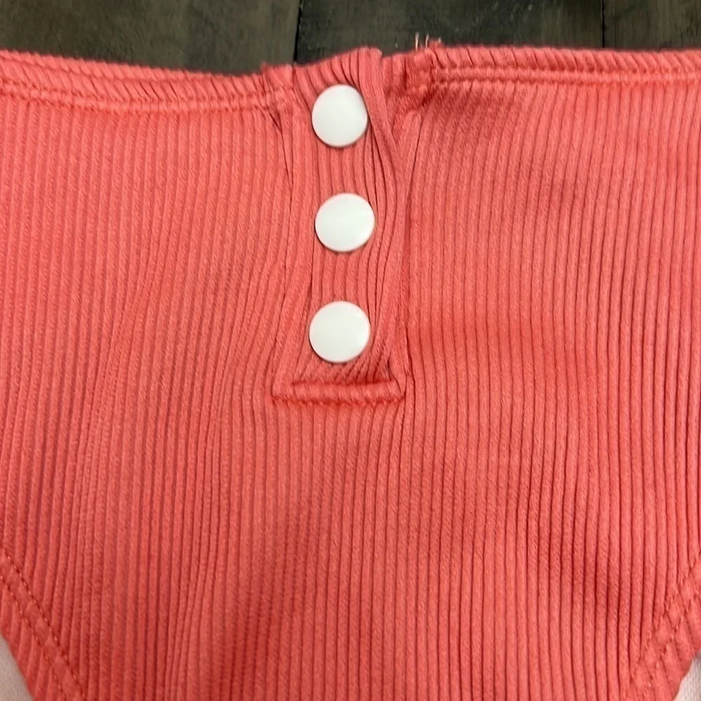 Nasty gal high waist rubbed bikini bottom